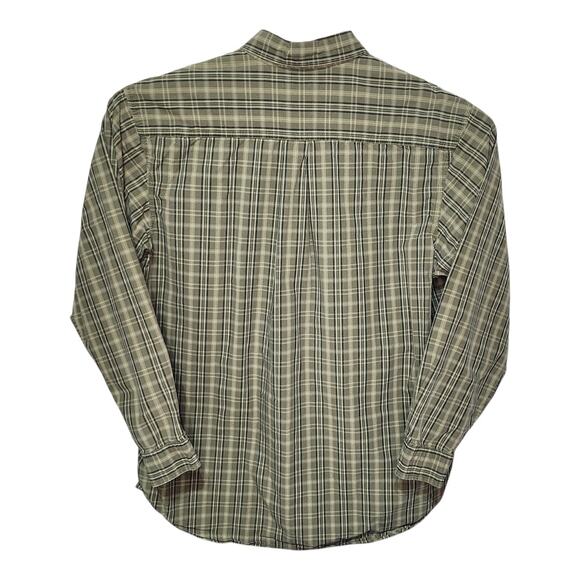 Men's Carhartt Button Down Striped Long Sleeve Workwear Casual XL 100% Cotton - Picture 3 of 5